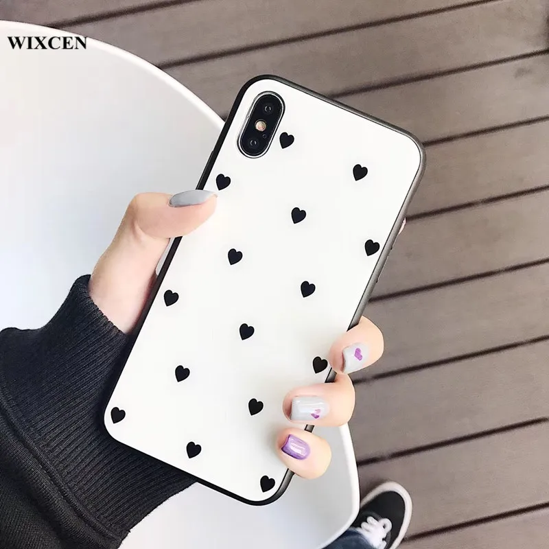 Wixcen белый зеркальный чехол для Iphone 7 7plus 8 6 6s 6plus X милый свежий мягкий ТПУ