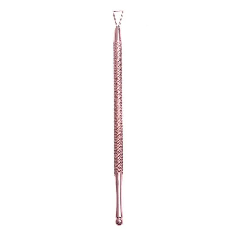 

Nail Art UV Gel Remover Practical Triangle Rose Gold Durable Peeler Scraper Manicure Tool Cuticle Pusher for Salon Home Use