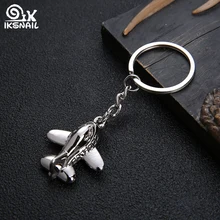 IKSNAIL брелок с самолетом автомобильный металлический брелок креативный бизнес подарок Llavero Chaveros амулеты аксессуары для машины, сумки для женщин брелок
