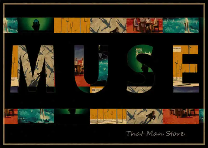 Muse постер. muse винтажный Ретро постер с рок музыкой крафт бумага декоративный