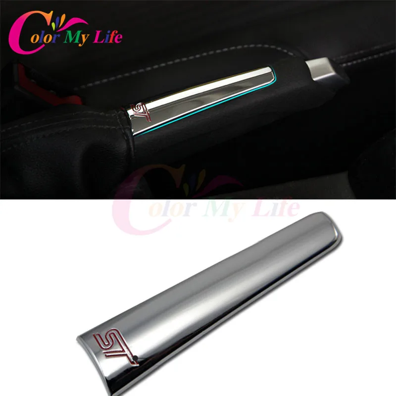 

1 Piece ABS Chrome Car Hand Brake Protection Trim Handbrake Decoration Cover Sticker for Ford Focus 2 3 MK2 MK3 2005 - 2012
