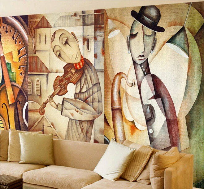 

Пользовательские Ретро обои, Юджин Иванов художественные фрески, 3D обои для гостиной, спальни, фона телевизора, водонепроницаемые ПВХ обои