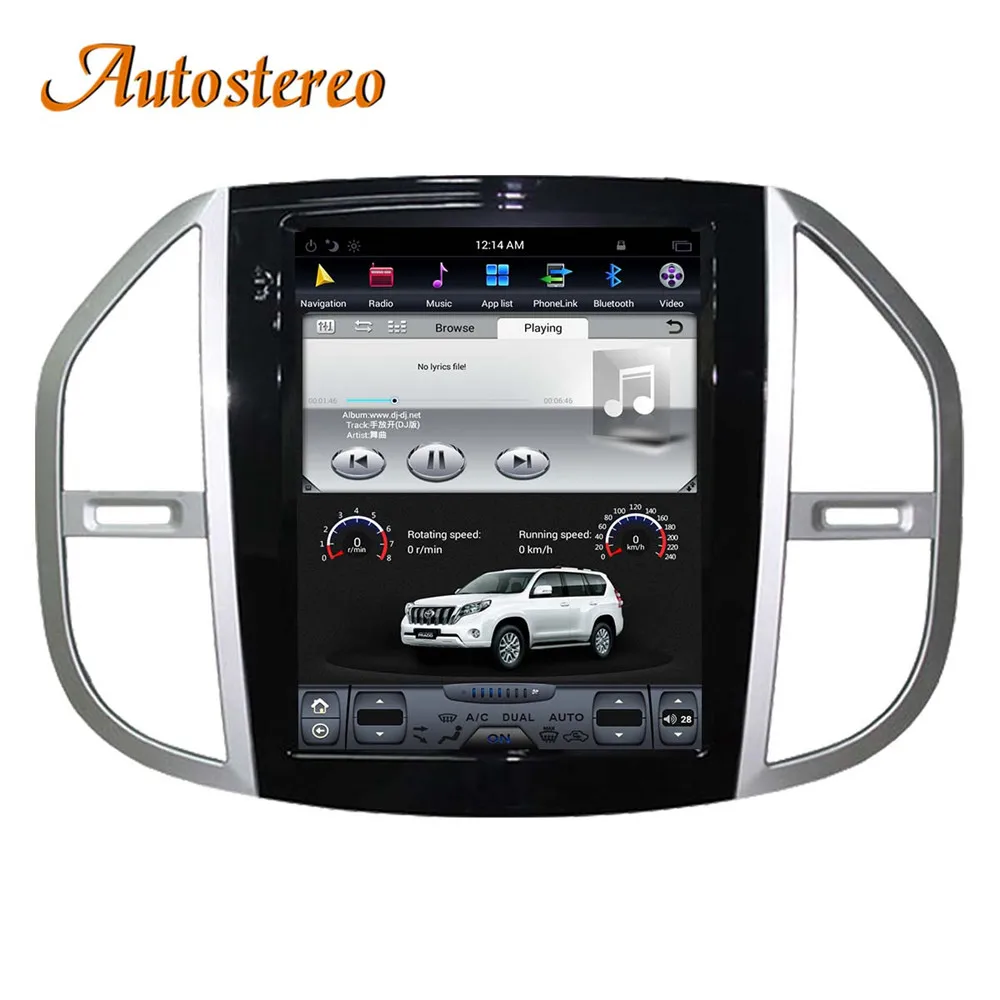 Best Tesla style Android8 Car noDVD Player GPS Navigation For Mercedes-Benz Vito 2016+ multimedia player radio tape recorder headunit 14