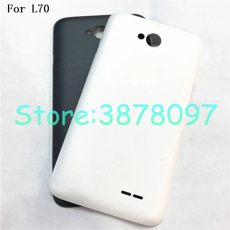 

Original 4.5 inches Battery Back Cover For LG L70 Dual Sim Card D325 Battery Back Cover Housing Case With Logo