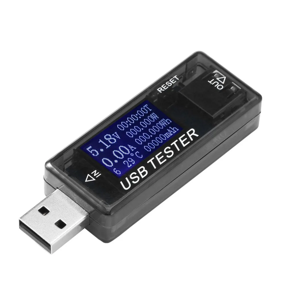 Цифровой Многофункциональный USB тестер 4-30 в мини Ток Напряжение зарядное устройство Емкость детектор электрической энергии цифровой дисплей