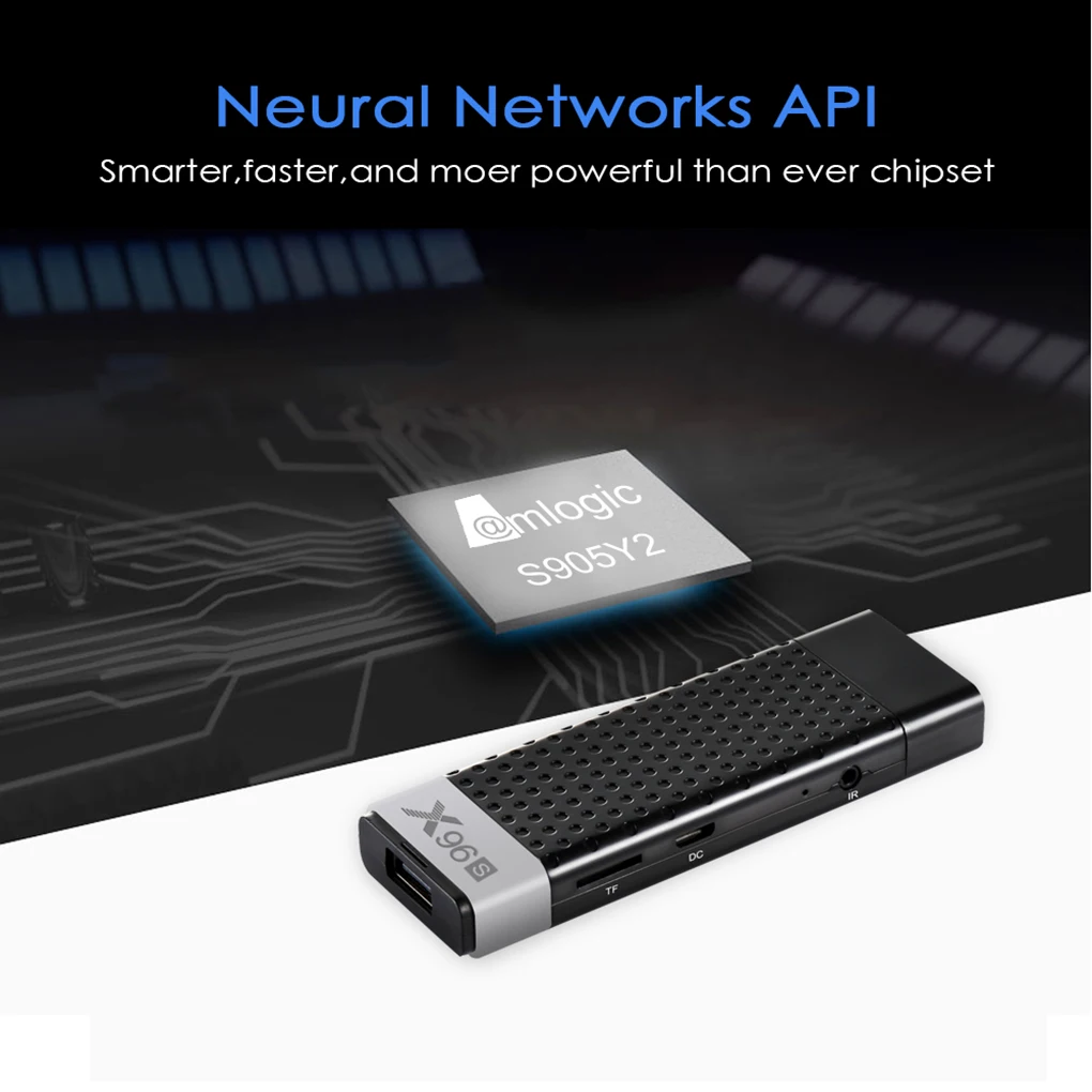 2G+16G/4G+32G Memory 4K HD Wifi Bluetooth 4.2 4 Core CPU TV Memory Stick Smart Media Player