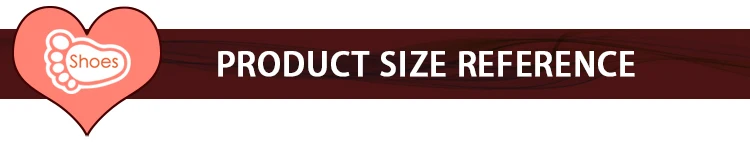 PRODUCT SIZE REFERENCE 2