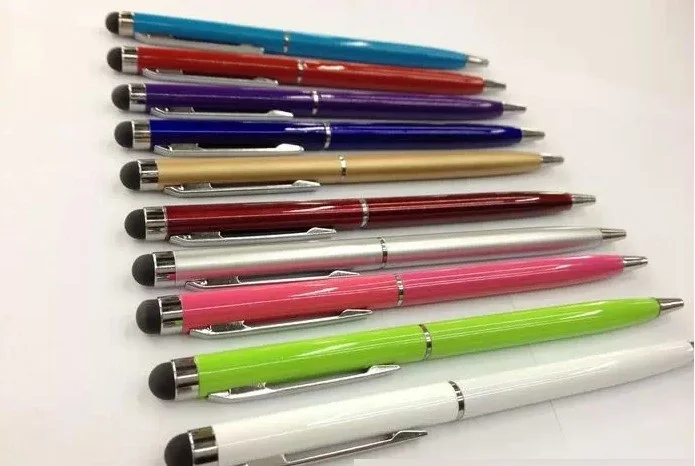 

[Free 1 Side Engrave Logo] IPAD IPhone Touch Stylus Metal Pen for Promotion/Gift/Office Use - Best Choice For Company Stylus Pen