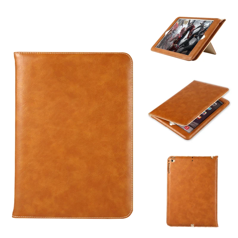 

Luxury PU Leather Case for Pad mini air pro Retro Briefcase Auto Wake Up Sleep Hand Belt Holder Stand Bags Cover for Pad 2 3 4 5