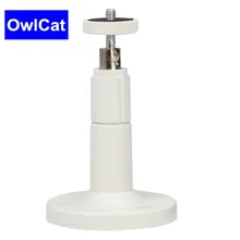 Кронштейн для камеры видеонаблюдения, подставка для безопасности, камера наблюдения, пуля для внутреннего и наружного потолка, настенное крепление, пластиковый белый или черный цвет