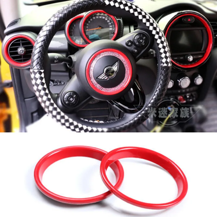 

DSYCAR 11pcs/set For BMW Mini Cooper F56/F55 Car Styling Dash Board Internal Decoration Circle Cover Sticker car styling