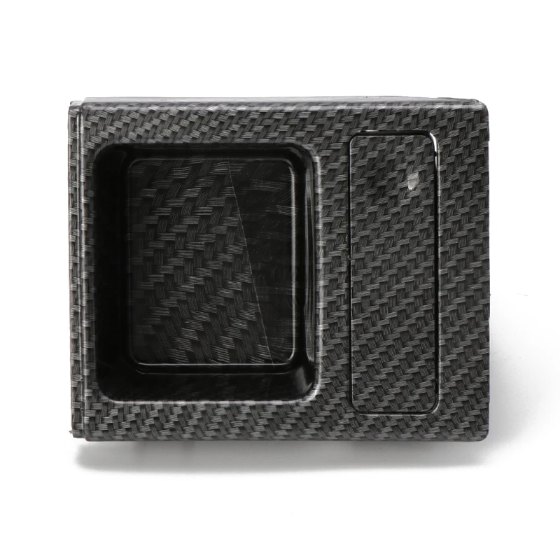 Черный/угольный тон разменная монета литейный Ящик Контейнер для хранения бумажник держатель для BMW E46 3 серии