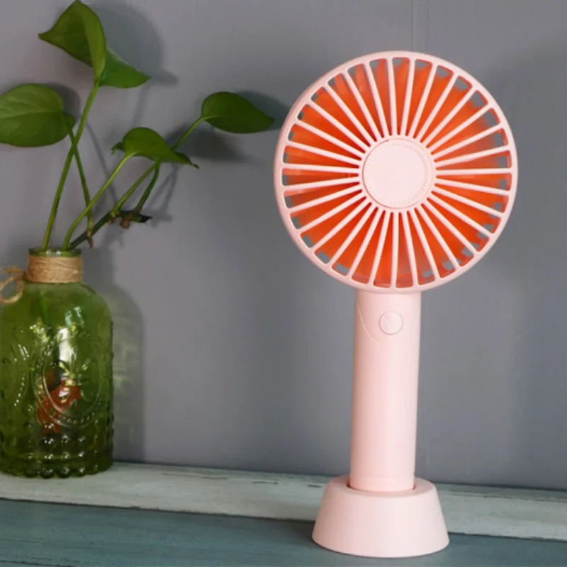 

2019 portable aromatherapy design handheld USB cooling personal fan with mobile phone holder 3 adjustable speed quiet office