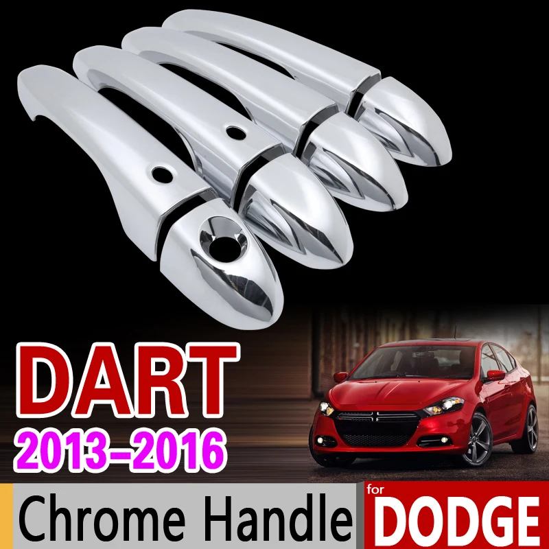 for Dodge Dart 2013 2016 Luxurious Chrome Door Handle for Dodge Dart