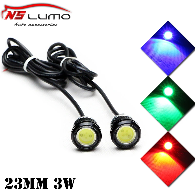 

Free shipping High power eagle eyes 6W Waterproof Eagle Eye LED Daytime Running lights/Fog Lamps DC 12V Brake lights Tail Light