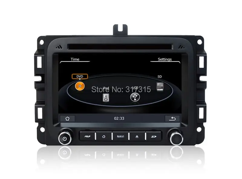 Cheap Auto Radio Car DVD Player for Dodge RAM 1500 2014 2015 w/ GPS Navigation Bluetooth TV USB SD MP3 AUX Auto Stereo Video Audio 1