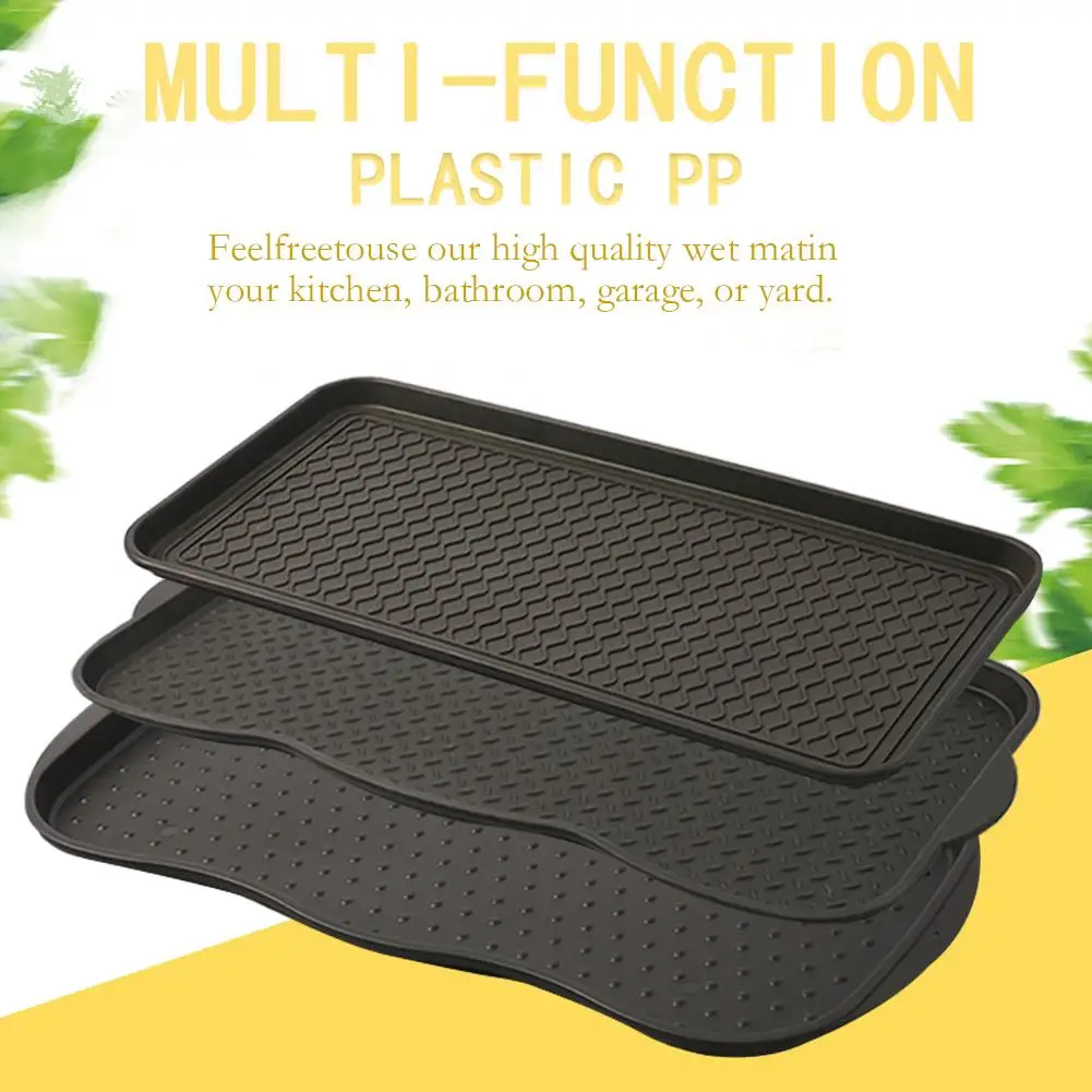 1 шт пластиковый поднос для обуви, многоцелевой поднос для растений, экологичный портативный домашний поднос для хранения мелочей