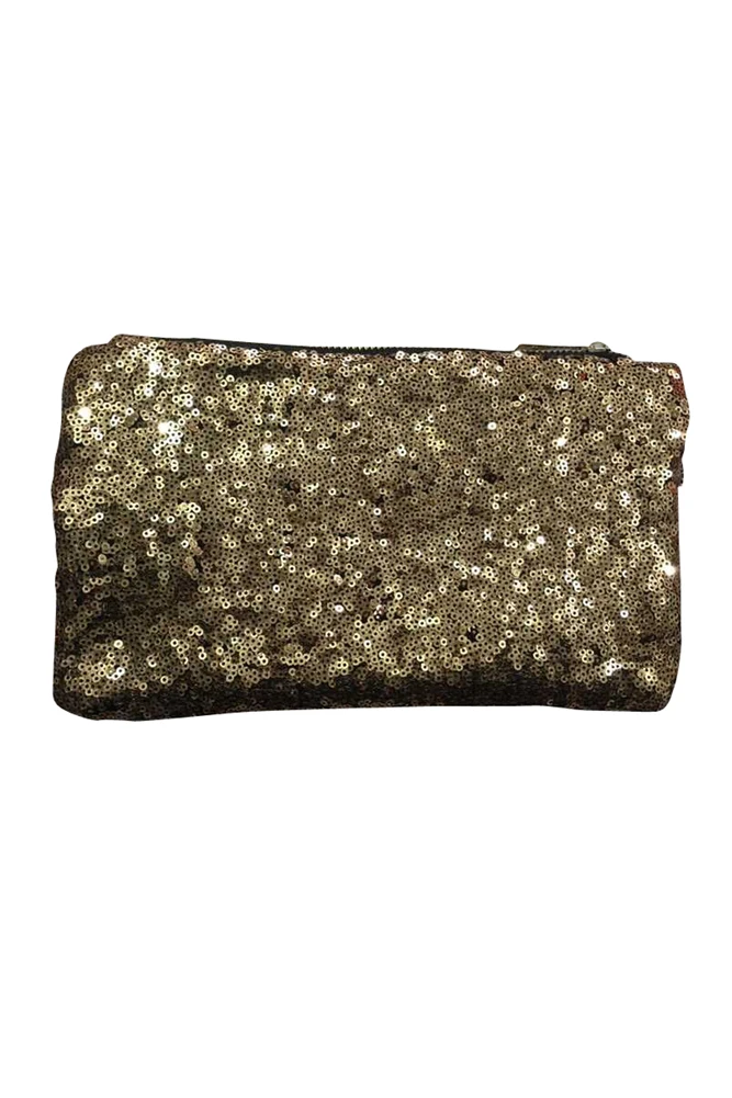Women's Glitter Sequins Clutch Evening Party Clutch Bag Goldenclutch