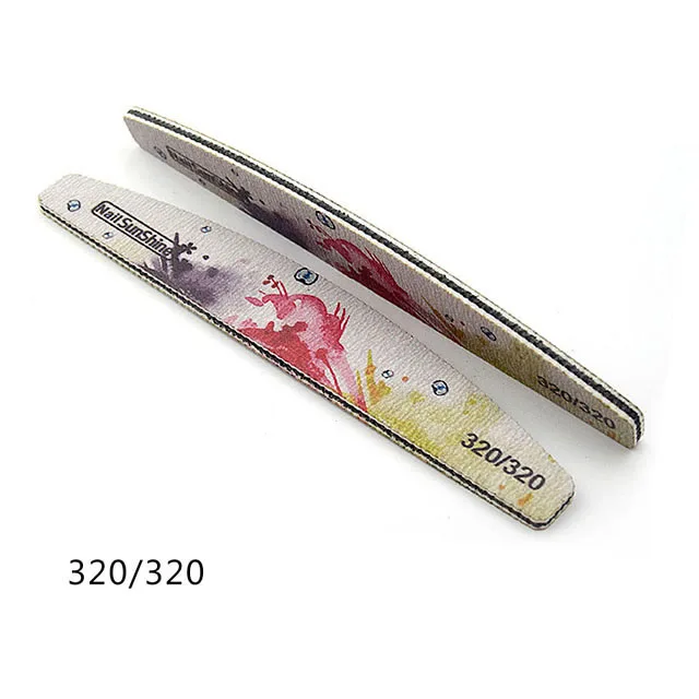 HYTOOS 25Pcs New EVA Nail File Buffing Flower Design Washable Polishing Sandpaper Nail Buffer Manicure File Nail Art Tools - Цвет: 320-320