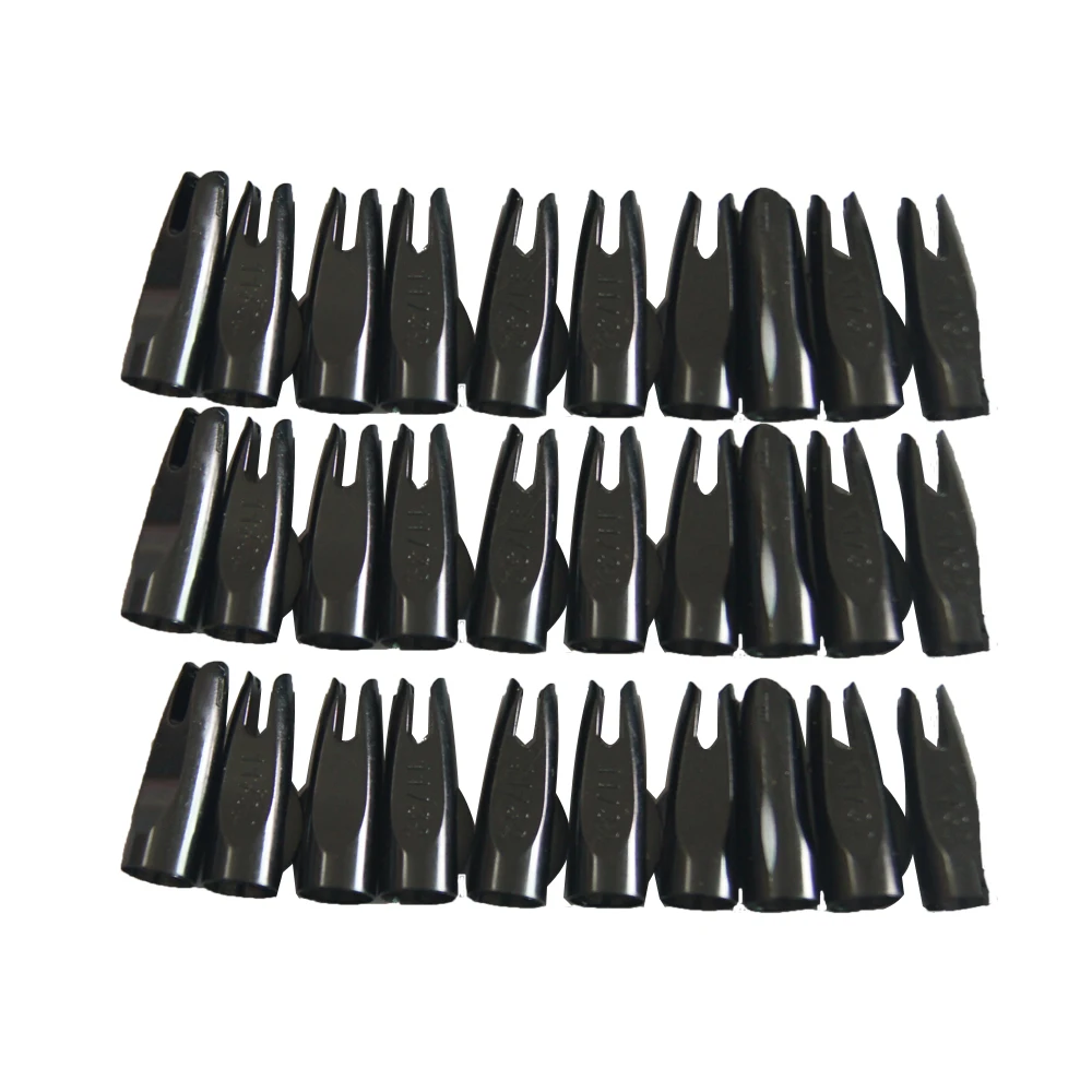 

20PK Plastic 11/32" traditional bow arrow nock free shipping