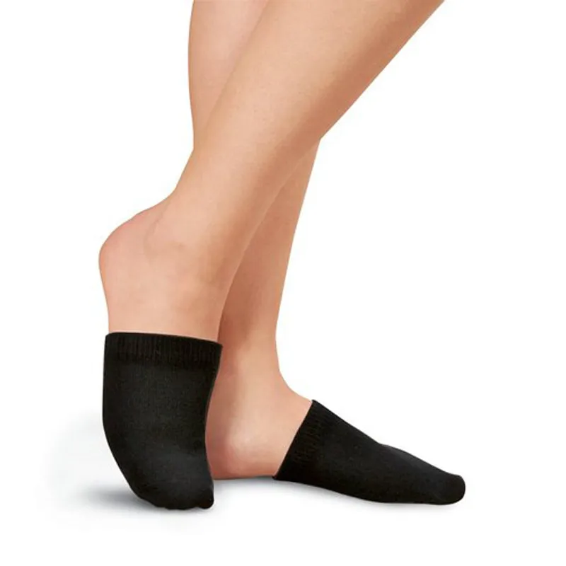 

Sock Black Half Dance Toe Toppers Cover Semi-palm Socks Slings Compression Socks Chaussettes Femmes #30