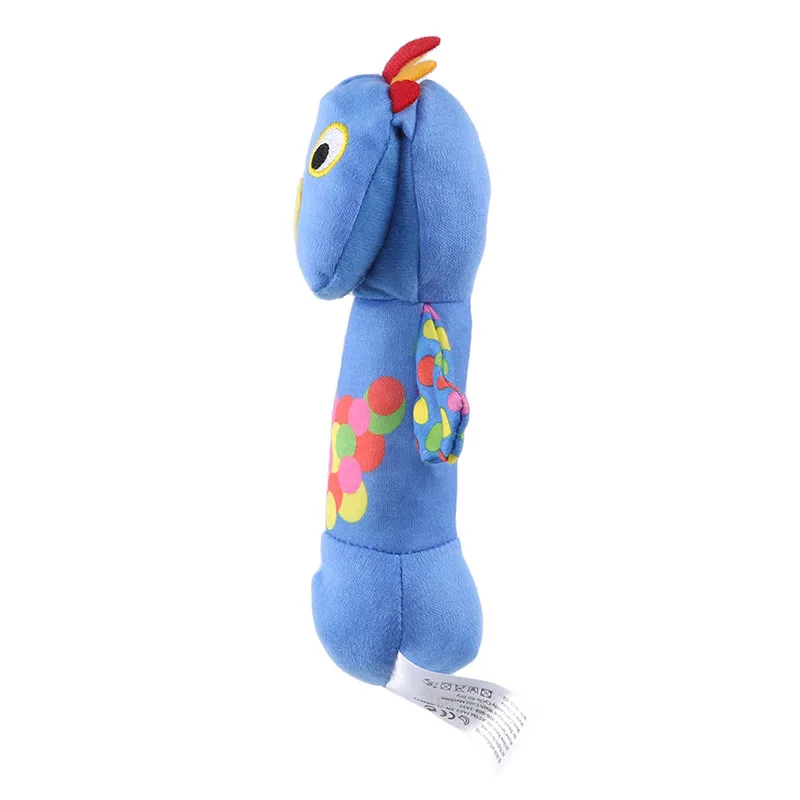 Красочные Детские Плюшевые Ручные погремушки с зеркалами Погремушки Мягкие коляски для кукол погремушки игрушки животные из мультфильмов для малышей