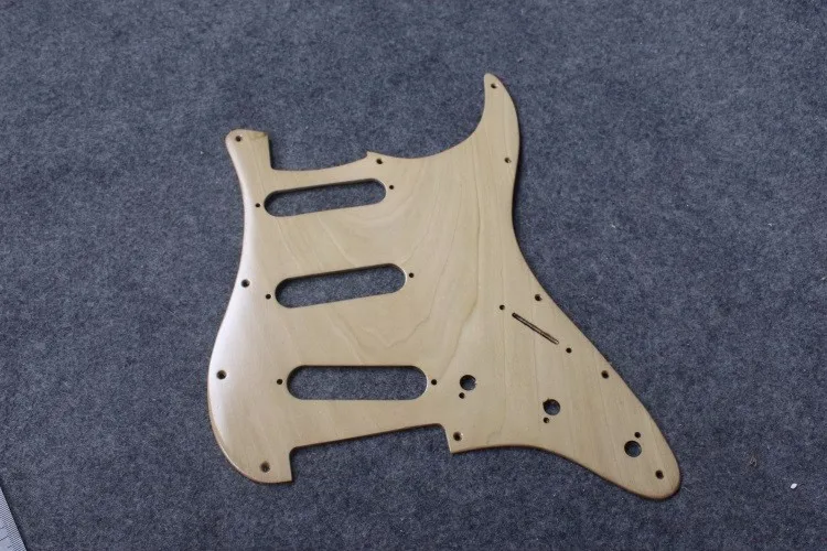 Ручной работы Pickguard ashtree#1605H-4 Электрический S trat гитара дерево SSS