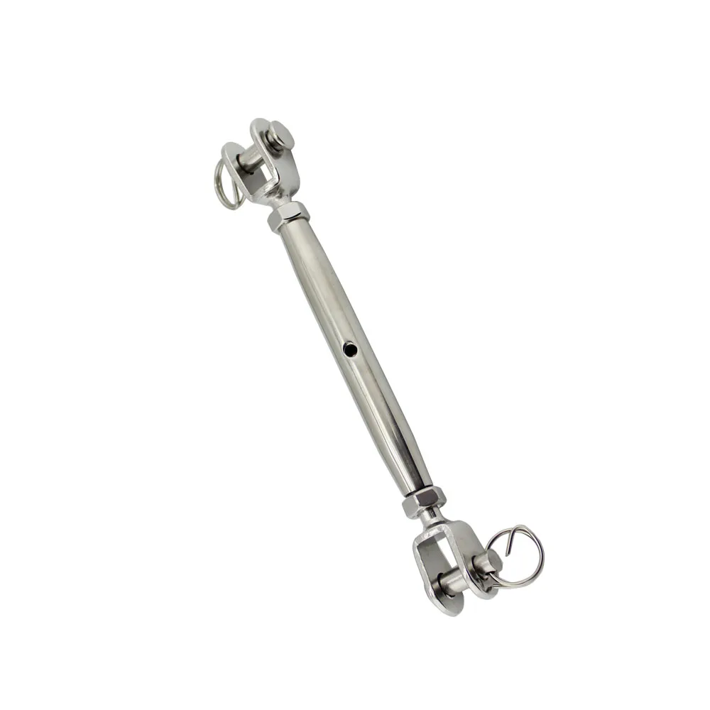 

rigging screw jaw and jaw, stainless steel 304, fork/ fork Turnbuckle closed body, bottlescrew, rigging hardware marine