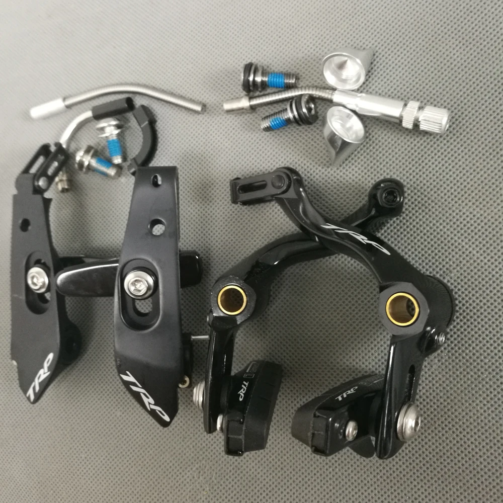 

Carbon Brake Levers Time Trial TT Road Frame Bicycle TRP Include Front & Rear V-Brake Triathlon Aerodynamic Bikes Brakes