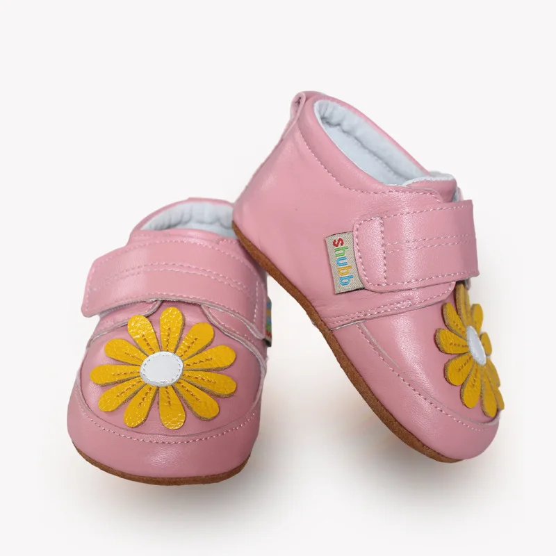 New Baby Shoes Genuine Leather First Walkers elastic Hard