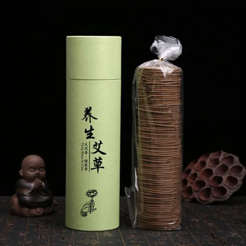 

180pcs/box Coil Incense Natural Plat Incense Indoor Yoga Aromatherapy Incense