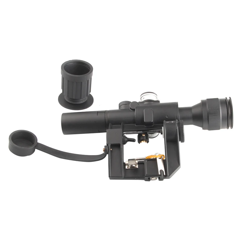 NATOARMS SVD Dragunov Tactical 4x26 Red Illuminated AK Rifle Scope for Hunting Shooting Free Shipping-RL6-0012-01