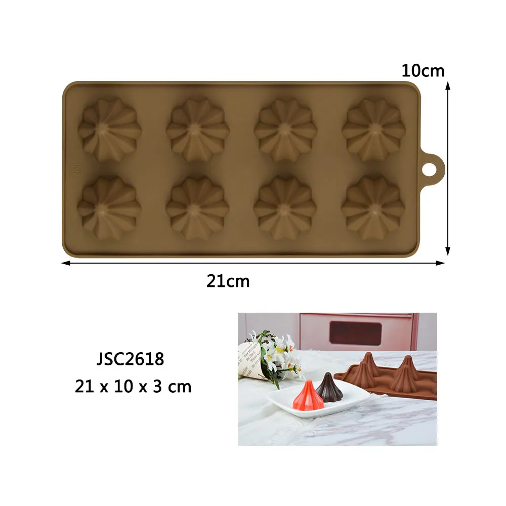 SJ 3D форма для шоколада, силиконовая форма для торта, инструменты для украшения торта, инструменты для выпечки шоколада, антипригарная форма для желе и конфет - Цвет: JSC2618