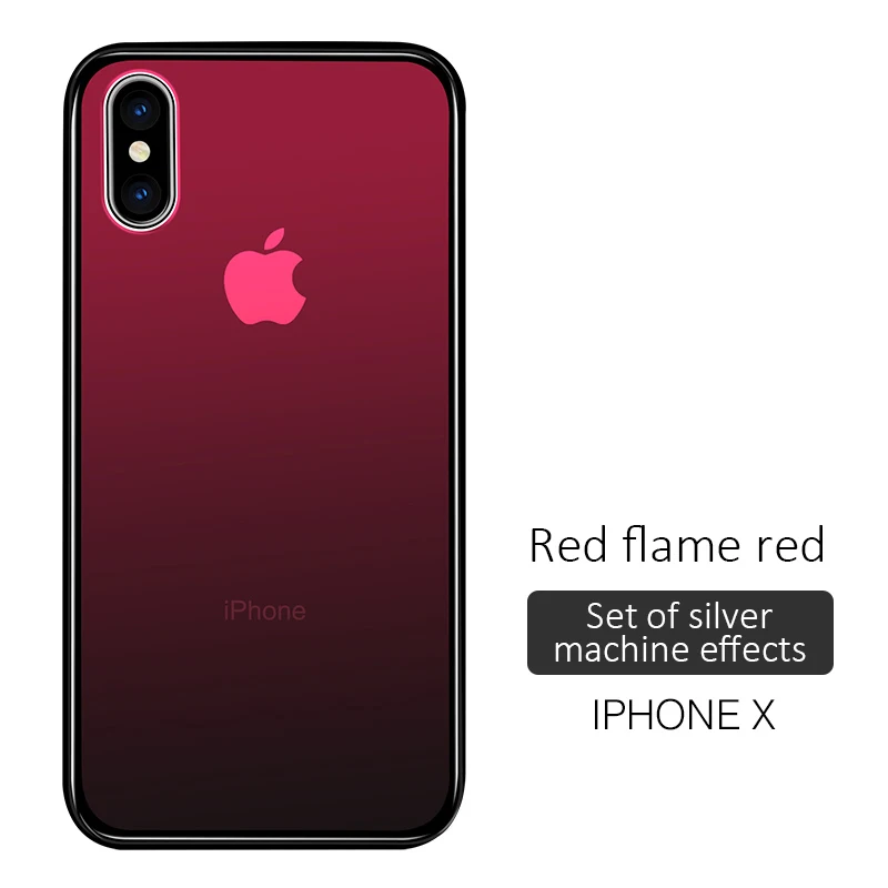 Gradient Tempered Glass Phone Case