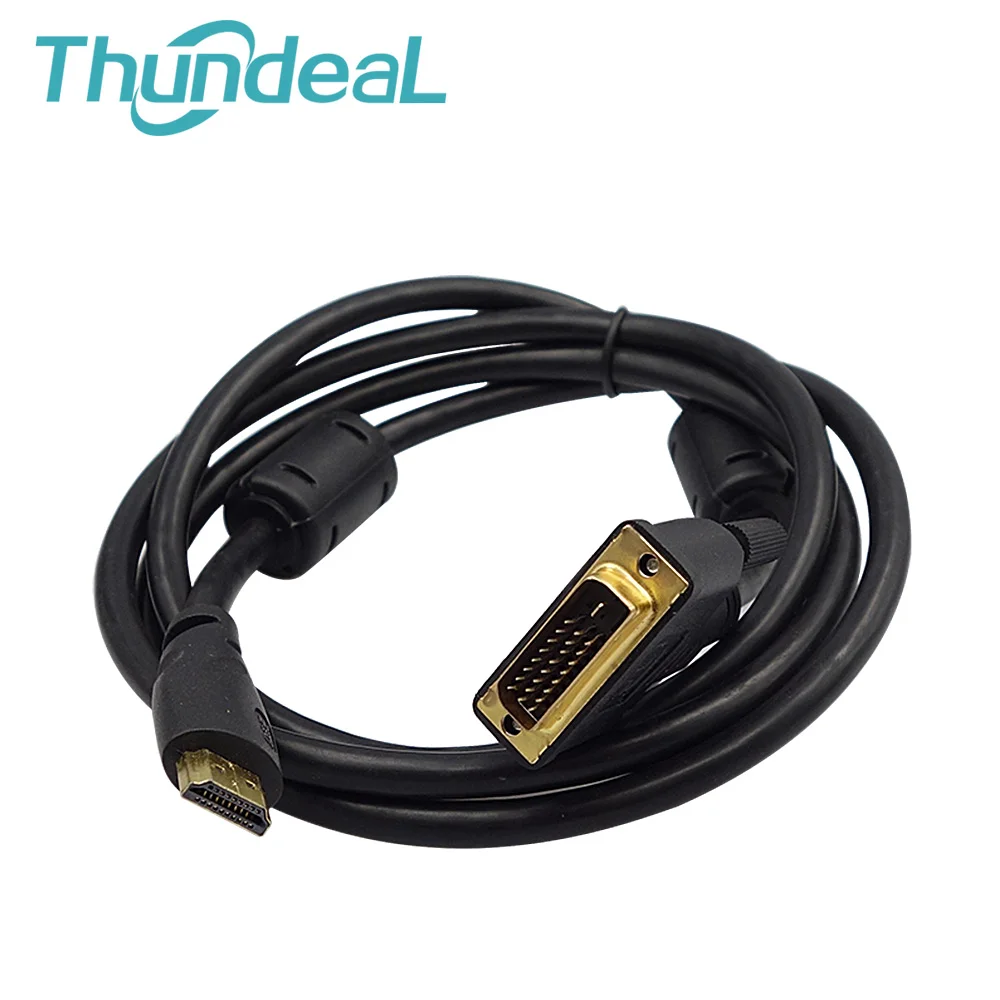 Универсальный Переходник 1 5 м/5 футов Совместимость с DVI на HDMI DVD HDTV XBOX проектор