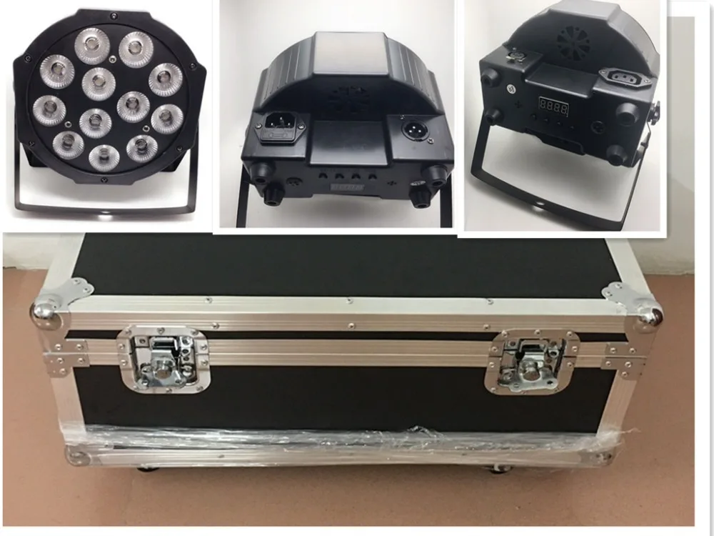 10pcs 12x12W+ flightcase +1.2m Dmx cable LED Flat SlimPar Quad Light 4in1 LED DJ Wash Light Stage dmx light lamp 4/8 channes 10pcs 12x12W+ flightcase +1.2m Dmx cable LED Flat SlimPar Quad Light 4in1 LED DJ Wash Light Stage dmx light lamp 4/8 channes