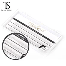 Thinkshow 2pcs/Lot 8-12mm 3D Volume 0.07 C Individual Eyelash Extension 60 Knots Natural Eyelash Extension Silk Individual Lash : image Thinkshow 2pcs/Lot 8-12mm 3D Volume 0.07 C Individual Eyelash Extension 60 Knots Natural Eyelash Extension Silk Individual Lash