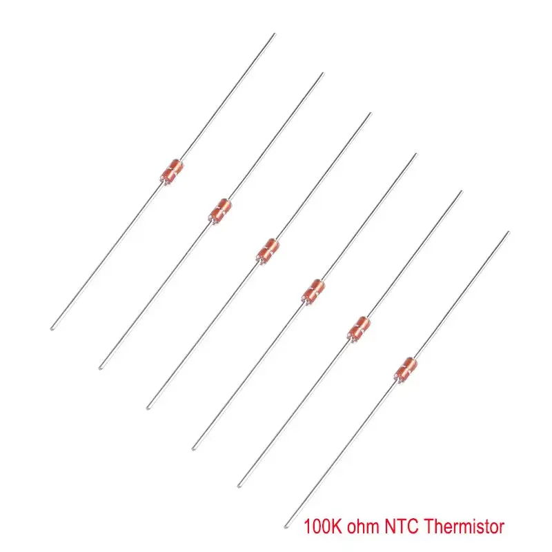 

10 PCS Thermistor NTC 100 K ohm Temperature Sensor For 3D Printer Reprap