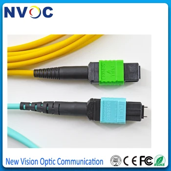 

MM,12cores,8M OM4 MPO Female to Female Fiber Optic Patch Cord Trunk Cable,B Type,LSZH,3.0mm Mini Round Cable,Elite Loss