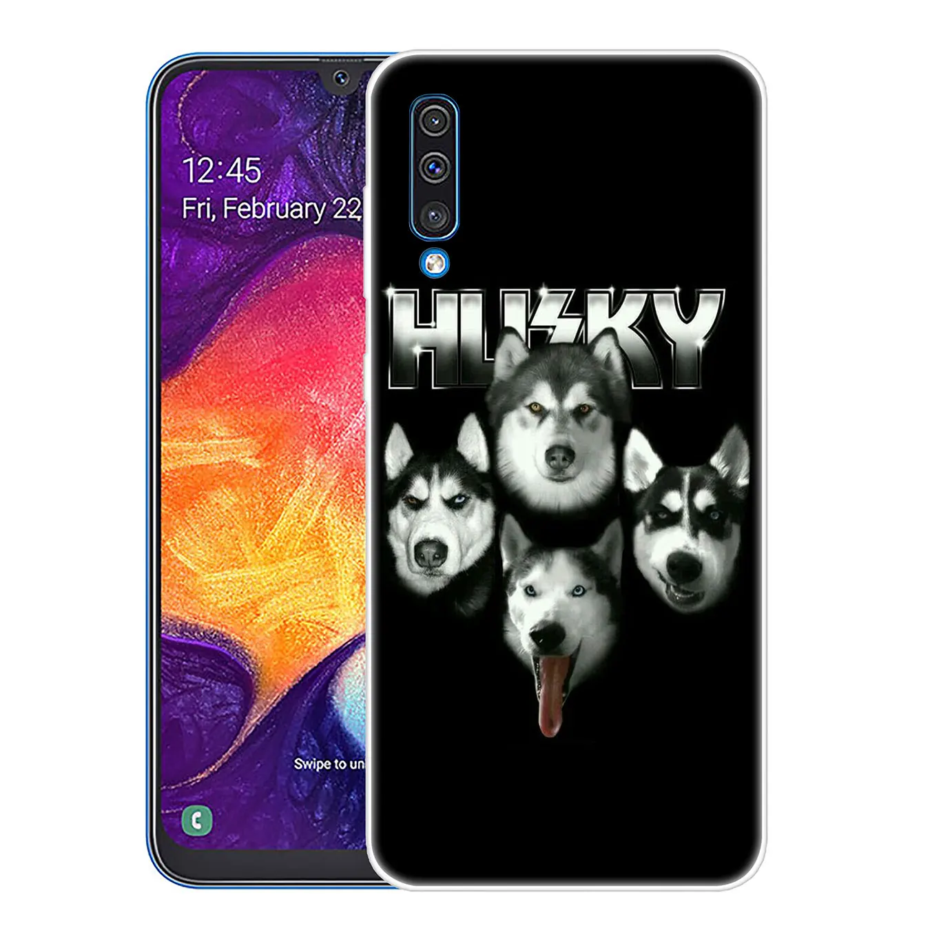 Твердый прозрачный чехол для телефона Lavaza Animal Husky puppy Samsung Galaxy A10 A20 A30 A40 A50 A60 A70 M40 M30