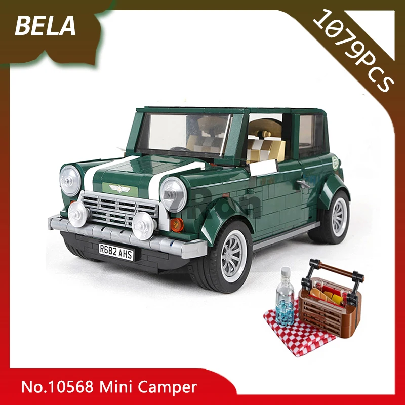 

1079pcs Creator Series The Mini Cooper Camper Model Building Blocks DIY Toys Compatible with Legoings