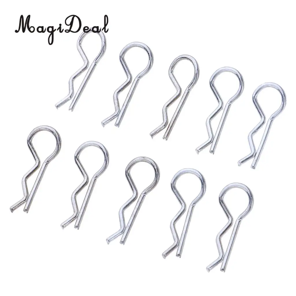 10pcs Body Clips Springy R-Pins for WLtoys K969 K979 K989 K999 P929 P939 1/28 RC Racing Car