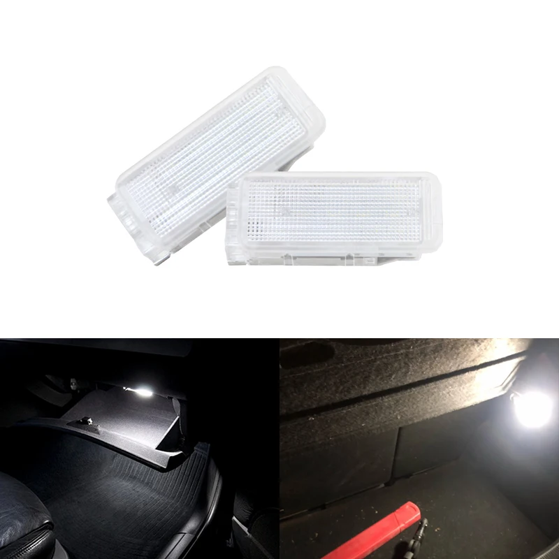 

2PCs Led Luggage Compartment Lights Lamp For Peugeot 1007 206 207 306 307 3008 407 607 806 RCZ Expert Xenon White Car Led Light