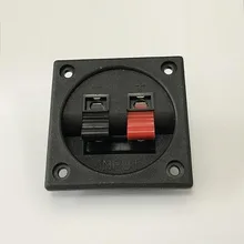 5 шт. 56 мм квадратный динамик с зажимом для провода Шпилька-рожок/аудиоклип 2 p проводка место entrainment фиксированный