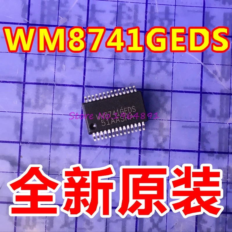 

1pcs/lot WM8741GEDS/RV WM8741GEDS WM8741 SSOP-28