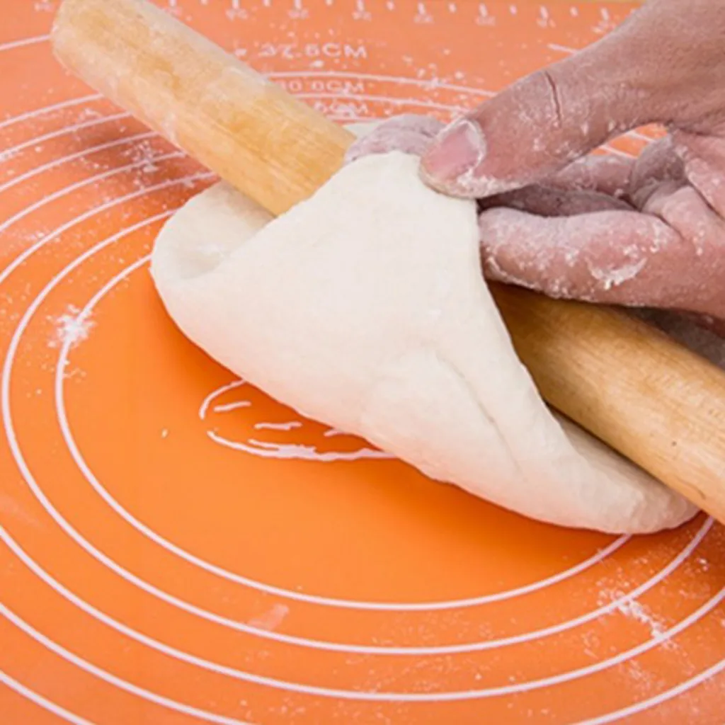 Non-Stick Silicone Mat Rolling Dough Liner Pad Pastry Cake Bakeware Paste Flour Table Sheet Kitchen Tools 40x30 hot selling