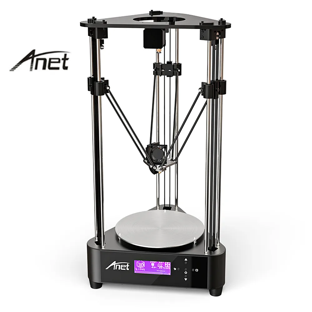 

ANET A4 Fast Installation Aluminium Alloy Delta DIY 3D Printer Kit Support TF Card