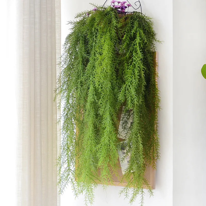 

JAROWN Artificial 3 Heads Flower Plants Fake Pine Needle Simulation Artificial Plants For Wedding Home Party Decoration Access