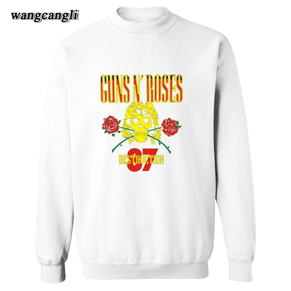 Рок группа GUNS N ROSES Толстовка Осень зима Модные мужские и женские толстовки с