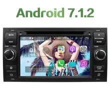 Quad-Core Android 7.1.2 2GB RAM 4G WIFI DAB+ SWC Car DVD Player Radio Stereo For Ford Focus Fusion Mondeo Connect GPS Navigation